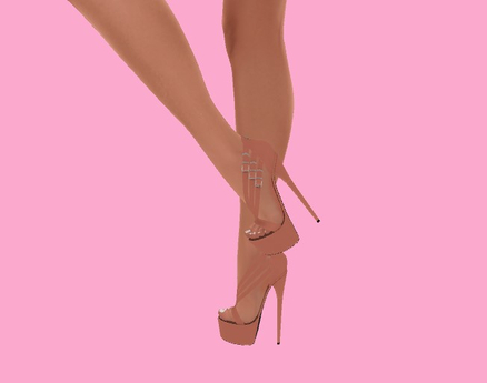 Second Life Marketplace - ::F:: Shoes Roma Nude (Add)